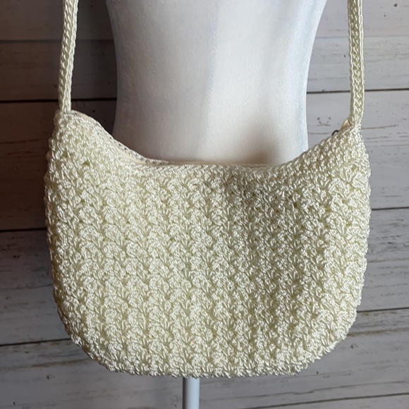 The Sak Sweet Little Crochet Bag with Silver Thread Inlay - Picture 3 of 8